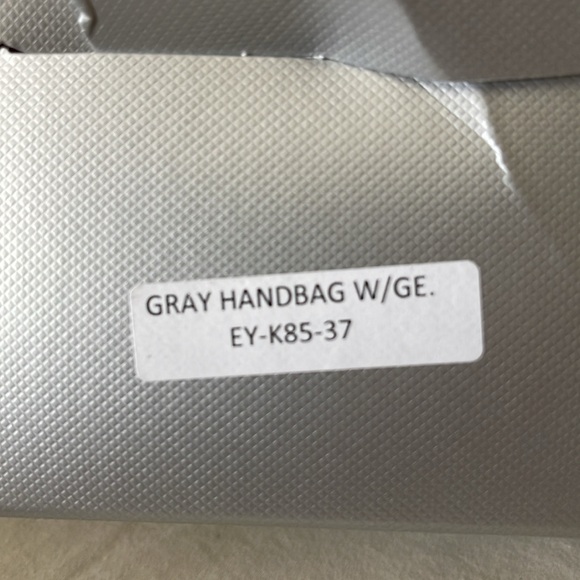 Elegant Silver Gray Handbag w/  Crystal Accents Christmas Ornament Neiman Marcus - Picture 6 of 6